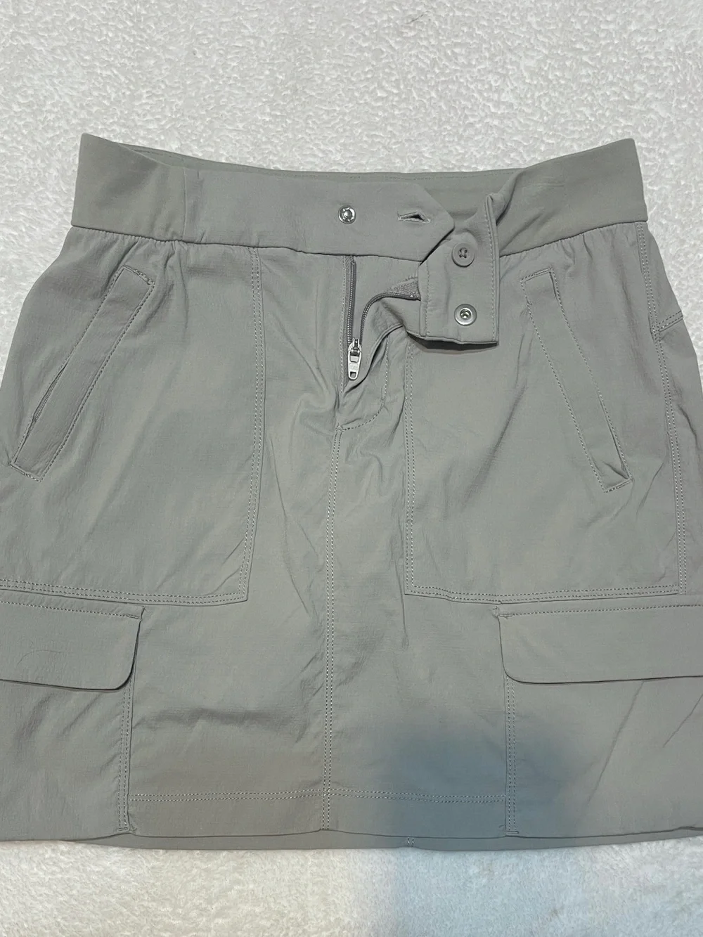 Athleta Trekkie Skort Skirt Galactic Gray Athletic Sport Tennis Casual Women's 2